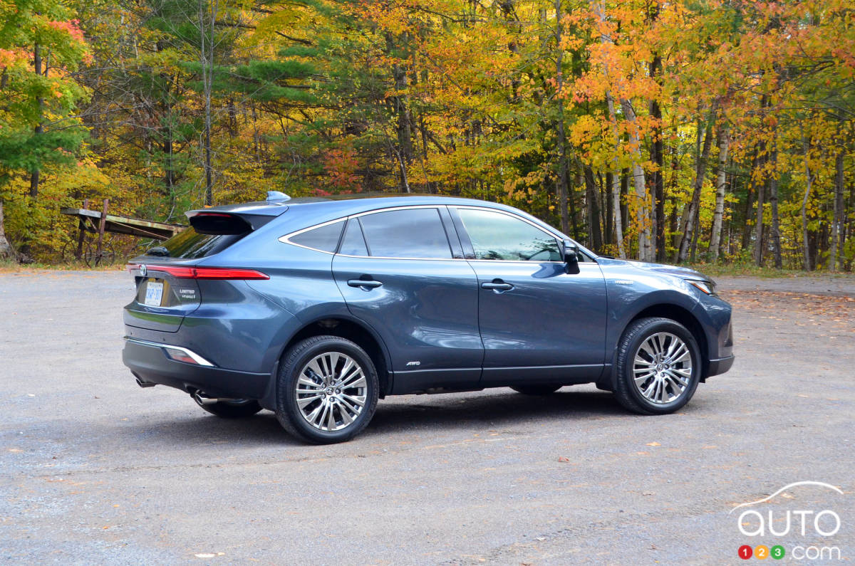 Toyota Venza 2021, trois quarts arrière